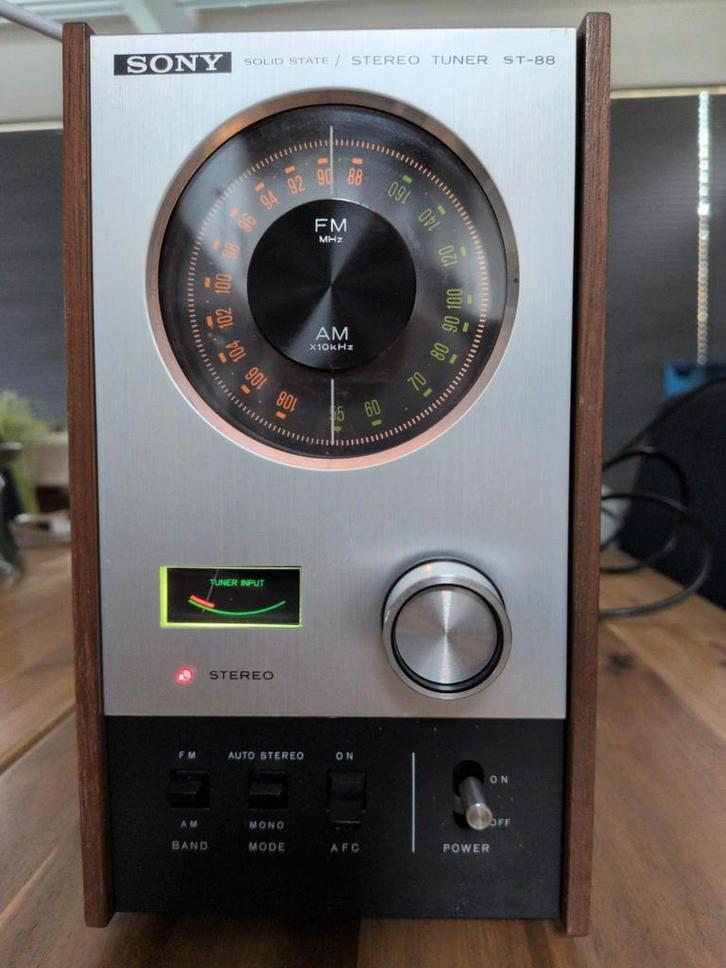 Sony ST-88 Stereo Tuner - Vintage, Audio, Tv en Foto, Tuners, Gebruikt, Analoog, Ophalen of Verzenden