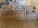 3 boxes, Huis en Inrichting, Ophalen, Mand, Vierkant, Zo goed als nieuw