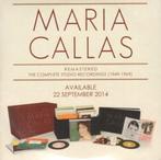 MARIA CALLAS Complete Studio Recordings PROMO CD NIEUW *DC, Cd's en Dvd's, Cd's | Klassiek, Ophalen of Verzenden, Nieuw in verpakking