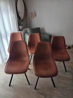 5 Woood eetkamerstoelen, Huis en Inrichting, Stoelen, Bruin, Zo goed als nieuw, Vier, Ophalen