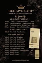 Originele parfums in verpakking, Sieraden, Tassen en Uiterlijk, Uiterlijk | Parfum, Ophalen of Verzenden