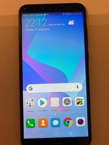 Huawei Y6 2018 met mogelijkheid eenvoudig beeldscherm beschikbaar voor biedingen