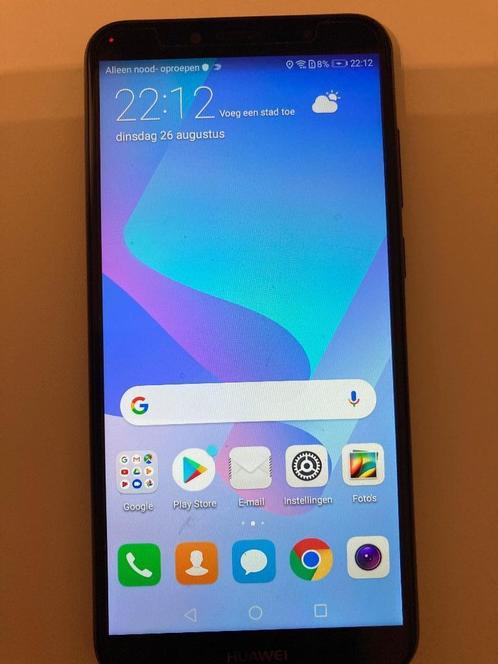 Huawei Y6 2018 met mogelijkheid eenvoudig beeldscherm, Telecommunicatie, Mobiele telefoons | Huawei, Zo goed als nieuw, Zonder abonnement