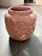 Riverdale Windlicht - roze met patroon, Overige kleuren, Aardewerk of Porselein, Ophalen of Verzenden, Zo goed als nieuw