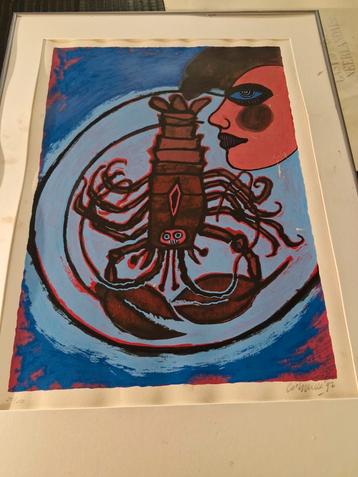 Gelimiteerde art print Corneille 245/250 zeefdruk  beschikbaar voor biedingen