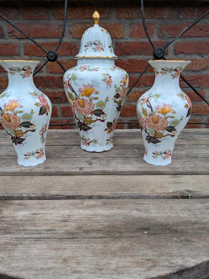 Royal Porzellan Bavaria KPM Vazen Set, Antiek en Kunst, Antiek | Keramiek en Aardewerk, Ophalen of Verzenden