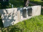 Keukenblad beton met spoelbak buitenkeuken, Ophalen of Verzenden, Zo goed als nieuw