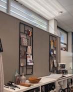 Wandrek zwart staal 55b x 150h, Huis en Inrichting, Ophalen of Verzenden, Zo goed als nieuw