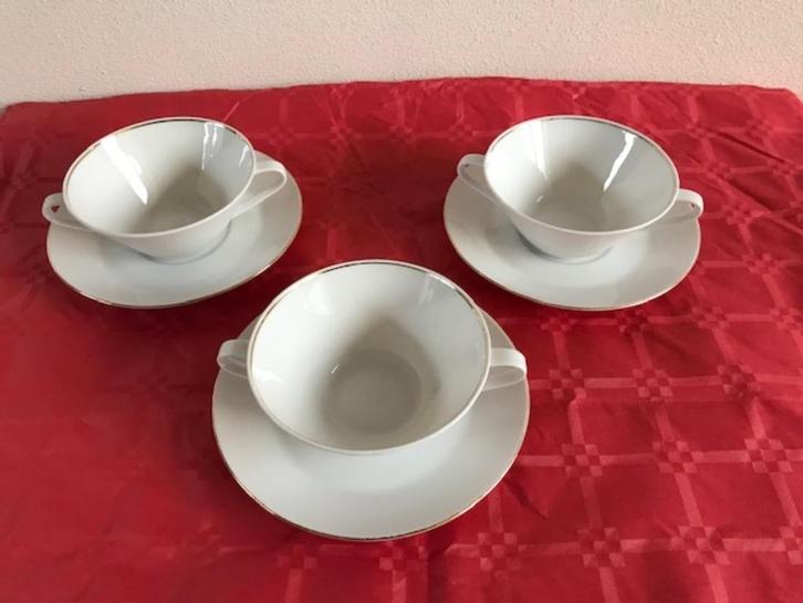 Soepkom Hutschenreuther - 3 stuks, Antiek en Kunst, Antiek | Servies los, Ophalen of Verzenden