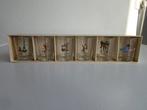 Oude set van 6 borrelglaasjes. Militaire humor, Ophalen of Verzenden