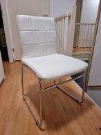 HAMMEL
(Eetkamer) stoel wit kunstleer/chroom, Ophalen, Wit, Overige materialen, Zo goed als nieuw