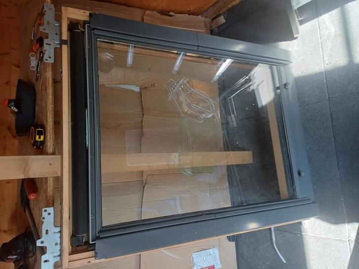 Velux dakraam GZL MK04 met dakstukken, Doe-het-zelf en Verbouw, Glas en Ramen, Zo goed als nieuw, Dakraam, 80 tot 120 cm, Minder dan 80 cm