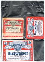 BIERVILTJES BUDWEISER, Verzamelen, Biermerken, Verzenden, Nieuw, Viltje(s), Overige merken