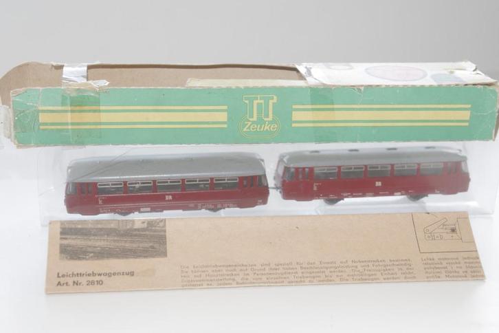 Railbus VT 171 met bijwagen Berliner TT, Hobby en Vrije tijd, Modeltreinen | Overige schalen, Gebruikt, Locomotief, Gelijkstroom