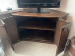 Hoek tv kast 1.20 Bree 0.60 diep. (Eiken)., Huis en Inrichting, Kasten | Computermeubels, Ophalen, Zo goed als nieuw, 120 tot 170 cm