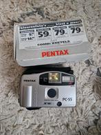 Werkende ZGAN Pentax PC-55 point and shoot, Ophalen of Verzenden, Zo goed als nieuw, Compact, Pentax