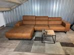 Zeer Nette | Cognac Hoekbank | Microleer | Gereinigd
