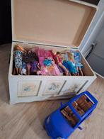 Kist vol Barbie's + extra's, Ophalen of Verzenden, Gebruikt, Pop