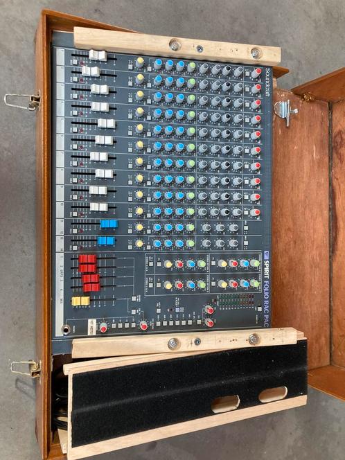 Soundcraft spirit folio RAC PAC mengpaneel in koffer, Muziek en Instrumenten, Versterkers | Keyboard, Monitor en PA, Gebruikt