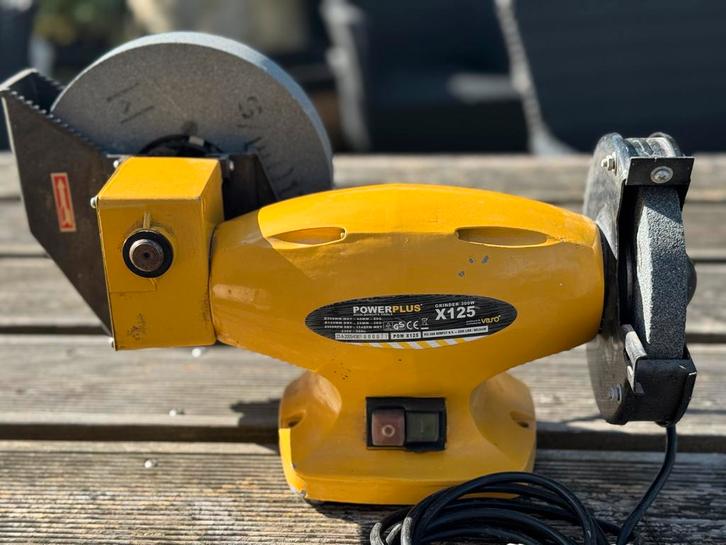 Powerplus X125 Slijpmachine - Weinig Gebruikt, Doe-het-zelf en Verbouw, Gereedschap | Schuurmachines, Zo goed als nieuw, Overige typen