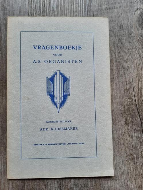 vragen en antwoorden boekjes organisten, Antiek en Kunst, Antiek | Boeken en Bijbels, Ophalen of Verzenden