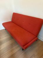 Stijlvolle Retro Oranje Slaapbank – Ook te gebruiken als Log, Ophalen, 100 tot 125 cm, 150 tot 200 cm, Tweepersoons