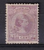 postzegel NVPH 42 Wilhelmina Hangend Haar 1891 (zg)., Postzegels en Munten, Postzegels | Nederland, T/m 1940, Verzenden, Postfris