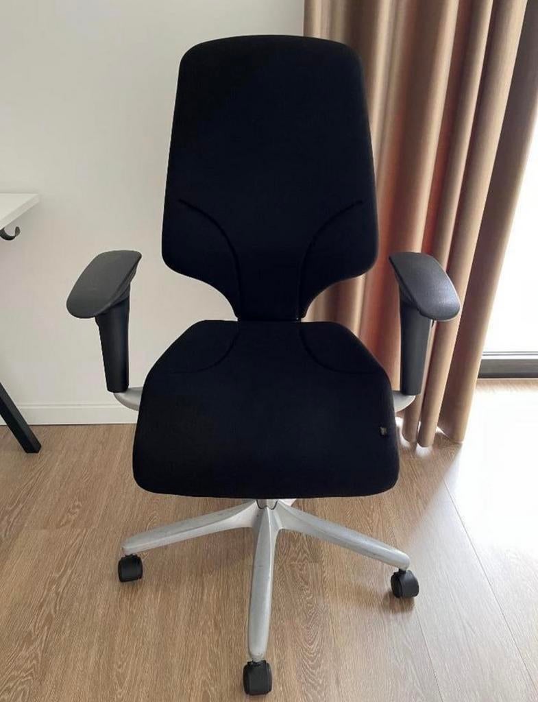 Giroflex bureaustoel, Huis en Inrichting, Bureaustoelen, Ophalen, Gebruikt, Zwart, Bureaustoel