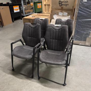 Actie! Eetkamerstoel Cordovan | Set van 4 | Van €540,- beschikbaar voor biedingen