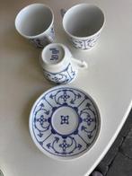 Blauw Saks servies Los, Ophalen of Verzenden