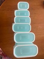 Blokbussen Set - 6 stuks, Huis en Inrichting, Keuken | Tupperware, Ophalen of Verzenden, Nieuw, Blauw, Bus of Trommel