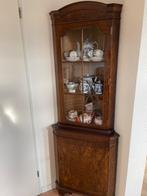 Antiek japans service incl hoekkast, Huis en Inrichting, Kasten | Vitrinekasten, Ophalen, 50 tot 100 cm, Zo goed als nieuw, Minder dan 100 cm