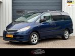 Toyota Previa 2.4-16V VVT-i Sol AUTOMAAT / 6 PERSOONS, Auto's, Toyota, Gebruikt, Blauw, Origineel Nederlands, 1600 kg