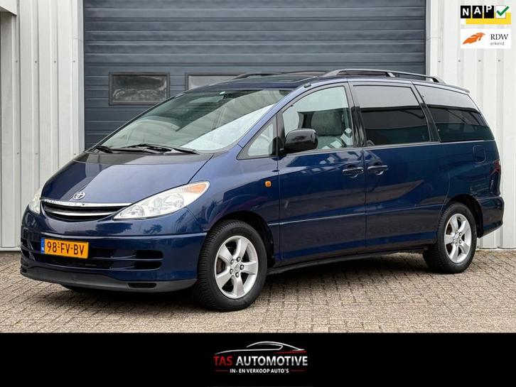 Toyota Previa 2.4-16V VVT-i Sol AUTOMAAT / 6 PERSOONS, Auto's, Toyota, Te koop, Previa, ABS, Airbags, Airconditioning, Boordcomputer