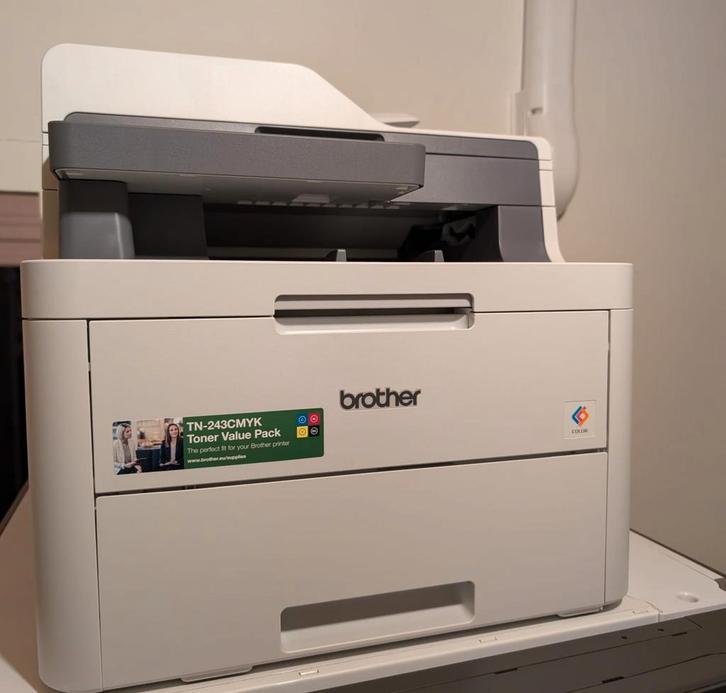 Brother DCP-L3550CDW Kleurenlaserprinter, Computers en Software, Printers, Gebruikt, All-in-one, Laserprinter, Kleur printen, Kopieren