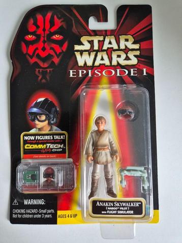 Star Wars EP1 Anakin Skywalker Naboo Pilot Flight Simulator beschikbaar voor biedingen