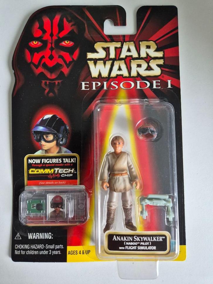 Star Wars EP1 Anakin Skywalker Naboo Pilot Flight Simulator, Verzamelen, Star Wars, Nieuw, Actiefiguurtje, Ophalen of Verzenden