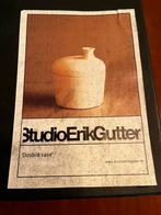 Vaas Erik Gutter - (ongebruikt, met doos), Huis en Inrichting, Woonaccessoires | Vazen, Wit, Aardewerk of Porselein, Ophalen of Verzenden