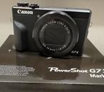 Canon Powershot G7x Mark III zwart - helemaal nieuw, Verzenden, Canon, Compact, Zo goed als nieuw