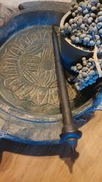 Oude Chapati Schaal met Tekening, Ophalen of Verzenden