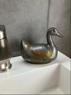 Vintage handgemaakt tin-koper eenden sieradendoosje, Ophalen