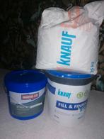 Knauf stuc producten en modulan structuurverf, Ophalen, 5 tot 10 liter, Wit, Verf