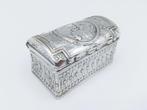 Zilveren snuifdoos, Bijbelse voorstelling, Amsterdam, 1806, Antiek en Kunst, Verzenden, Zilver