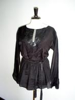 NIEUW __ aparte blouse van MARIA TAILOR met zijde mt. M, Kleding | Dames, Blouses en Tunieken, Maat 38/40 (M), Verzenden, Zwart