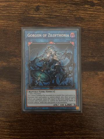 Yugioh Gorgon of Zilofthonia Secret Rare beschikbaar voor biedingen