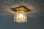 Retro vintage plafondlamp Glashütte Limburg, 60s design, Gebruikt, Duitsland, Midcentury, regency, Glashütte Limburg