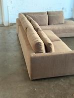 Linteloo Mauro Hoekbank | Taupe (NIEUWSTAAT), Huis en Inrichting, 250 tot 300 cm, Ophalen of Verzenden, Zo goed als nieuw, Bank Hoekbank Bankstel Bankje Loungebank Banken Chaise Lounge