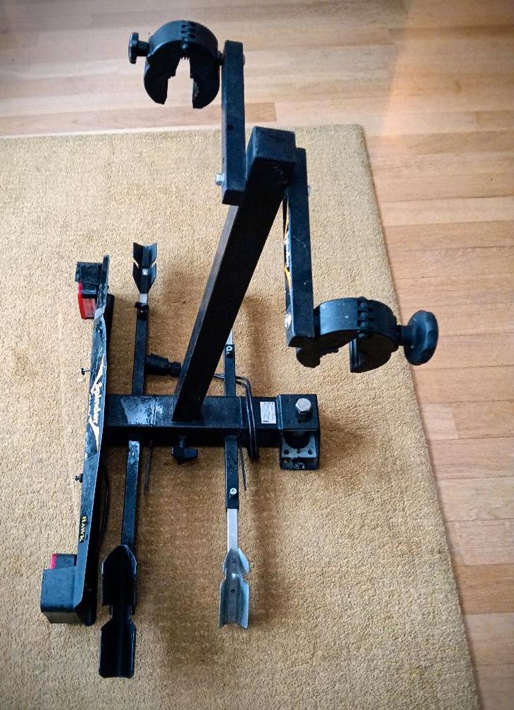 Spinder Hawk Fietsendrager, Auto diversen, Fietsendragers, Gebruikt, Trekhaakdrager, 2 fietsen, Ophalen of Verzenden