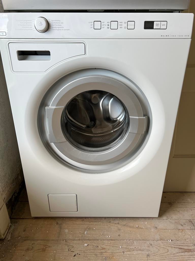 Asko Malmo 8kg Wasmachine - Houten Vloeren, Witgoed en Apparatuur, Wasmachines, Zo goed als nieuw, Voorlader, 8 tot 10 kg, 85 tot 90 cm