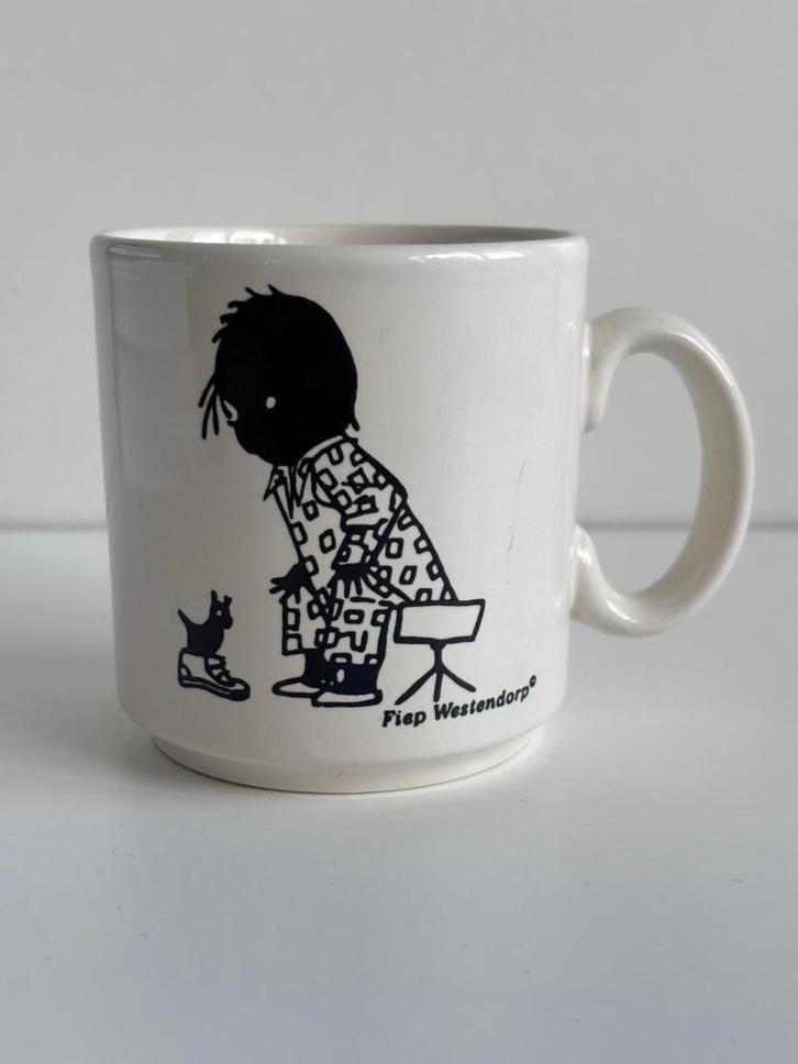 Jip en Janneke Sint Beker Leuke cadeau tip, Huis en Inrichting, Keuken | Servies, Zo goed als nieuw, Kop(pen) en/of Schotel(s)